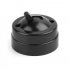 Retro Single control Switch Old fashioned Round Surface Mounted Wall Light Button Switch black