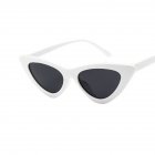 Retro Triangle Sunglasses White