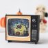 Retro Tv Led Electronic Candle Light Witch Skeleton Pumpkin Luminous Ornaments Halloween Decorations black cat