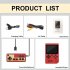 Retro Video Game Console 8 bit 3 0 Inch Lcd Screen 400 Games Portable Mini Handheld Kids Game Console black with handle