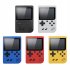 Retro Video Game Console 8 bit 3 0 Inch Lcd Screen 400 Games Portable Mini Handheld Kids Game Console black with handle