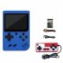 Retro Video Game Console 8 bit 3 0 Inch Lcd Screen 400 Games Portable Mini Handheld Kids Game Console black with handle