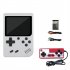 Retro Video Game Console 8 bit 3 0 Inch Lcd Screen 400 Games Portable Mini Handheld Kids Game Console black with handle