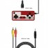 Retro Video Game Console 8 bit 3 0 Inch Lcd Screen 400 Games Portable Mini Handheld Kids Game Console black with handle