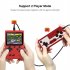 Retro Video Game Console 8 bit 3 0 Inch Lcd Screen 400 Games Portable Mini Handheld Kids Game Console yellow with handle