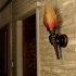 Retro Wall Lamp Ip55 Waterproof Rust Proof Wall Mounted Flame Lights For Home Balcony Bar Restaurant Decor 48 5 x 15 5CM  right hand 