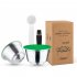 Reusable Coffee Capsule Filters Washable Corrosion resistant Stainless Steel Refillable Coffee Pods 2 capsules   scoop brush