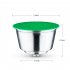 Reusable Coffee Capsule Filters Washable Corrosion resistant Stainless Steel Refillable Coffee Pods 2 capsules   1 powder hammer   scoop brush