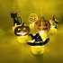 Reusable Led Candle Light Pumpkin Bat Skeleton Spider Ornaments Happy Holloween Party Decoration Skeleton