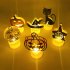 Reusable Led Candle Light Pumpkin Bat Skeleton Spider Ornaments Happy Holloween Party Decoration Skeleton