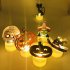 Reusable Led Candle Light Pumpkin Bat Skeleton Spider Ornaments Happy Holloween Party Decoration Skeleton