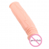 Reusable Penis Sleeve Cock Ring Extender 7inch Ultra Soft Penis Enlarger Textured Cock Extender For Men Couples Sex Toys transparent color