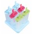 Reusable Popsicle Molds Ice Maker  Set of 6  BPA Free Ice pop Moulds with Tray Kitchen DIY Tools 17 color popsicle