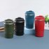 Reusable Stainless Steel Coffee  Mug Non slip Handle Double Vacuum Insulation Insulated Cup With Leak proof Lid For Office Travel Dark green
