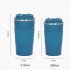 Reusable Stainless Steel Coffee  Mug Non slip Handle Double Vacuum Insulation Insulated Cup With Leak proof Lid For Office Travel Black