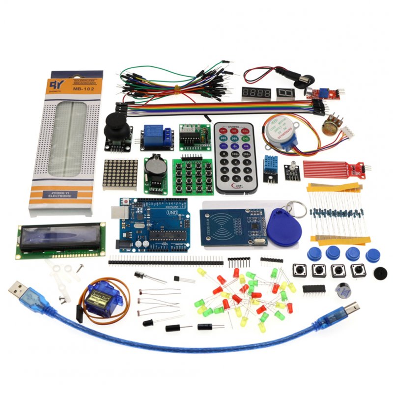 Rfid  Learn  Suite  Kit Starter Kit Lcd 1602 For Arduino Uno R3 R3