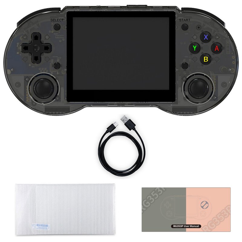 Rg353p Handheld Game Console 3.5-inch Multi-touch Screen for Android Linux