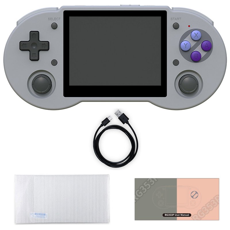Rg353p Handheld Game Console 3.5-inch Multi-touch Screen for Android Linux