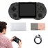 Rg353p Handheld Game Console 3 5 inch Multi touch Screen Compatible For Android Linux System Hdmi compatible Player Nostalgic Games Gray English 16G 128G