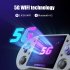 Rg353p Retro Handheld Game Console Nostalgic Dual Os System Bluetooth compatible 2 4 5g Wifi Games Player black 16G 64G  4452 games 