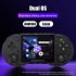 Rg353p Retro Handheld Game Console Nostalgic Dual Os System Bluetooth compatible 2 4 5g Wifi Games Player black 16G 64G  4452 games 