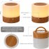 Rgb Bedroom Night Light With Remote Control Camping Tent Lamp Colorful Atmosphere Light Children Gifts Wood grain with remote control