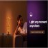 Rgb Magic Colorful Night  Light Simple Musical Note Shape 180 Degrees Rotated Base Bedroom Bedside Wall Decoration Atmosphere Lamp RGB Symphony Bluetooth APP