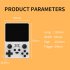 Rgb20s Handheld Game Console Retro Open Source System HD Ips Nostalgic Joystick Arcade Children Gifts  english Version  yellow 16 32GB