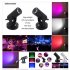 Rgbw 1w Led Stage  Spotlight Lightweight Portable Lamp 360 Degree Soft Stable Continuous Luminescence For Disco Bar Ktv Lighting White light