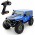 Rgt Ex86100v2 1 10 4wd 2 4g Remote Control All Terrain Crawler Car Rc  Car With Led Lights Electric Car Model For Kids  Rtr blue