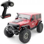 Rgt Ex86100v2 1:10 4wd 2.4g Remote Control All Terrain Crawler Car Rc  Car With Led Lights Electric Car Model For Kids- Rtr Red