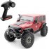 Rgt Ex86100v2 1 10 4wd 2 4g Remote Control All Terrain Crawler Car Rc  Car With Led Lights Electric Car Model For Kids  Rtr Red