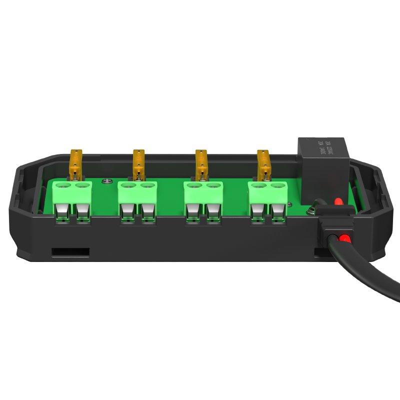 Motorcycle Quick Wiring Fuse Box Led Indicator Light 12v Electrical Insulation Battery Protective Junction Box 