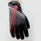 Riding Gloves Antumn Winter Mountain Bike Gloves Touch Screen Bike Gloves Black red line_XL