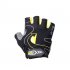 Riding Gloves Silicone Half finger Gloves Moisture and Breathable Gloves Black red XL