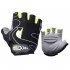 Riding Gloves Silicone Half finger Gloves Moisture and Breathable Gloves Black yellow XL