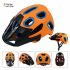 Riding Helmet Bicycle Floppy Hat Mountain Bike Helmet for Women and Men Orange One size
