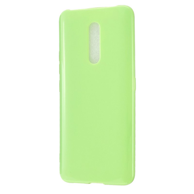 For VIVO X27 / VIVO X27 Pro Cellphone Cover Anti-scratch Dust-proof Soft TPU Phone Protective Case  Fluorescent green