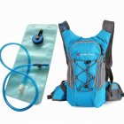 Riding Water Bag Backpack Bicycle 5L Sports Outdoor Riding Bag Cilmbing Travel Shoulders Bag 2 liter water bag + backpack blue