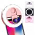 Ring Light 0 63X Wide Angle Tablet LED Fill in Light Rechargeable Photography Camera Selfie Flash Lamp Pink