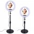 Ring Light Dimmable Multi function Led Light for Live Streaming with Mobile Phone Beauty Selfie Fill Light Black