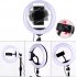 Ring Light Dimmable Multi function Led Light for Live Streaming with Mobile Phone Beauty Selfie Fill Light Black