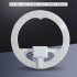 Ring Light LED Round Ceiling Board Lamp Circle Light Modern Ring Daylight Ceiling Lamp Magnetic Installation Ceiling Light Fixture For Laundry Room Bedroom Kitc