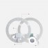 Ring Light LED Round Ceiling Board Lamp Circle Light Modern Ring Daylight Ceiling Lamp Magnetic Installation Ceiling Light Fixture For Laundry Room Bedroom Kitc