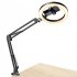 Ring Light Overhead Selfie Ring Light with Stand Phone Holder Portable 10 inch Circle LED Lamp with RC