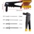 Riveter Set Pop Rivet tool 200Pcs Blind Rivets Aluminum Alloy Assortment Kit Hand Tools Rivet Nut Tool Heavy Duty Hand Riveter Rivet Tool For Metal Automotive B