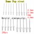 Riveter Set Pop Rivet tool 200Pcs Blind Rivets Aluminum Alloy Assortment Kit Hand Tools Rivet Nut Tool Heavy Duty Hand Riveter Rivet Tool For Metal Automotive B
