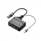 Rj45 Network Splitter Adapter Male 1 To 3 / 1 To 4 100mbps High-speed Lan Interface Network Distributor Adapter Male 1 to 3