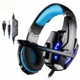 Black Blue  Gaming Headset 