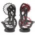 Road Bike Carbon Fiber Rear Pulley Guide Wheel 5800 7000 8000 9000 Bicycle Accessories 7000 guide wheels black red